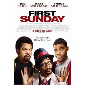 2008 First Sunday ORIGINAL 11x17 Movie Poster One-Side ICE CUBE KATT WILLIAMS
